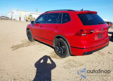 2024 Volkswagen Tiguan 2.0T Se R-Line Black from USA, damaged, VIN 3VV8B7AX8RM197397